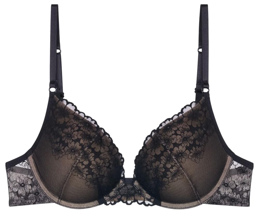 Triumph Women's Bright Spotlight WHU Bra Opaque, Black, 34DD
