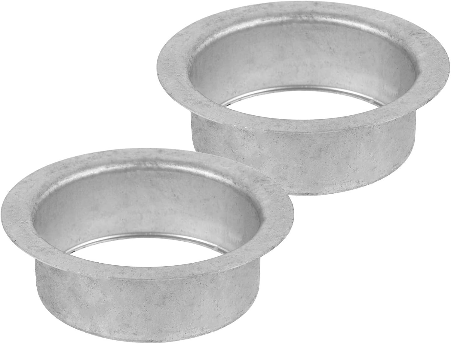 4pcs Rain Gutter Downspout Adapter for Roof Gutter Ditch Outlet Aluminum Alloy Round Drain Outlet Replacement for New Installation Projects and Office Use