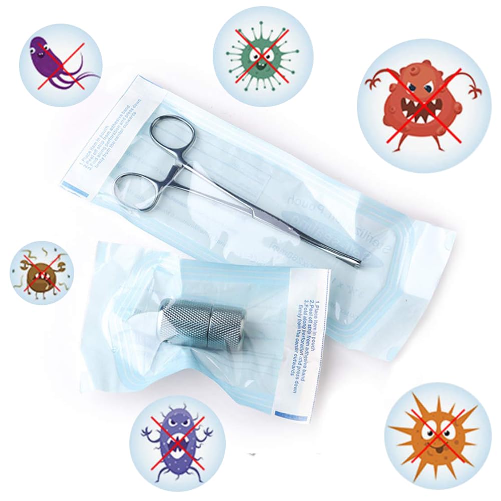 Bolsa de Esterilización Dental 200pcs 57x130mm Auto Sellado