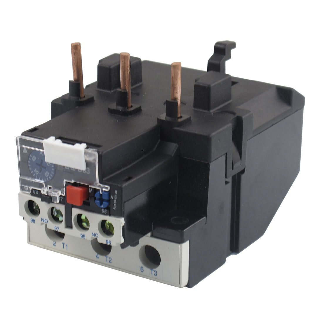 Gvbaepieo One Color Jr27-33 3 Pole 65A 48-65A Current Range 1No 1Nc Thermal Overload Relays