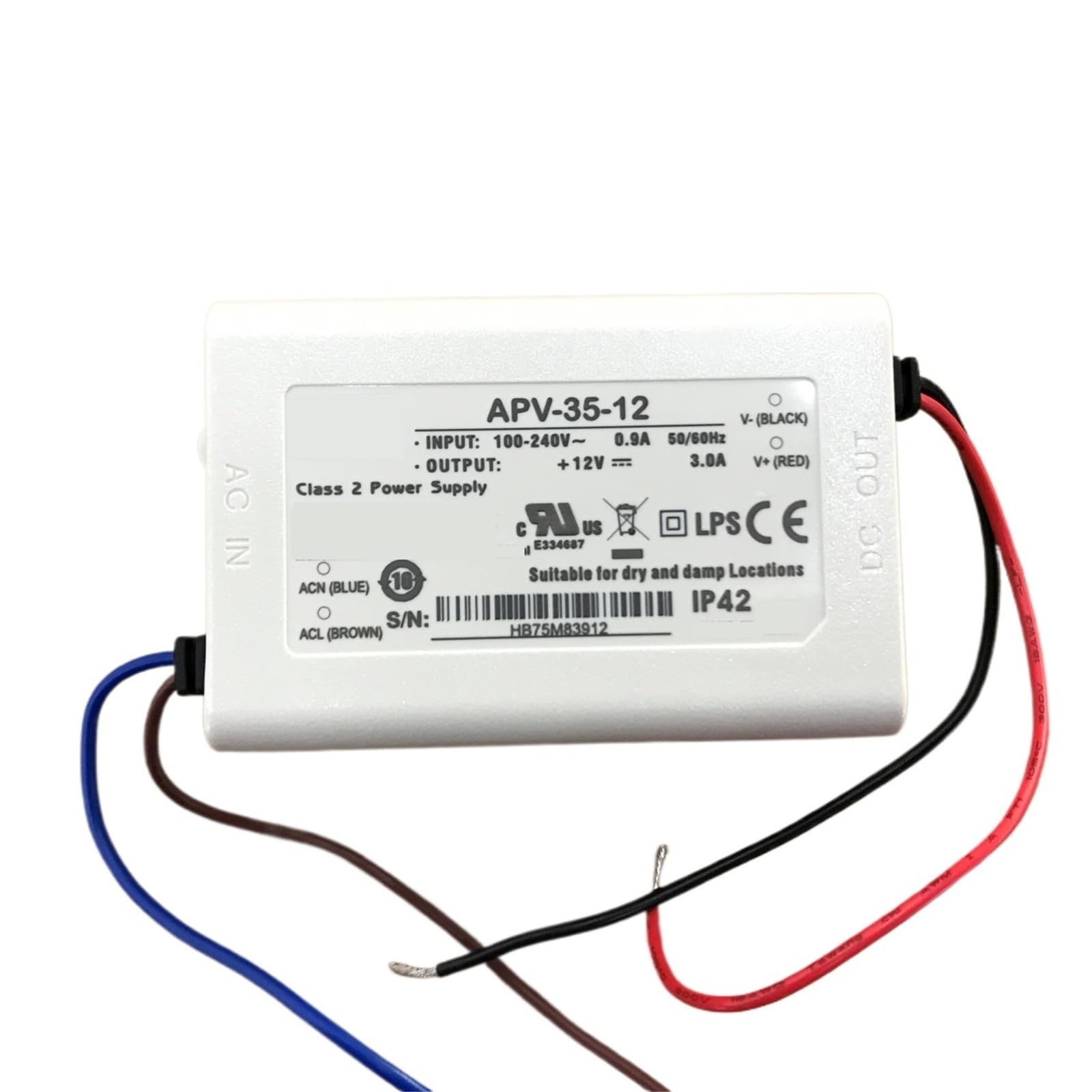 Alimentation à découpage APV-35-5 pour stabiliser les microcircuits