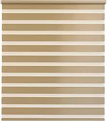 Zebra Persiana Rolo Dupla 140x160cm Caramelo Evolux