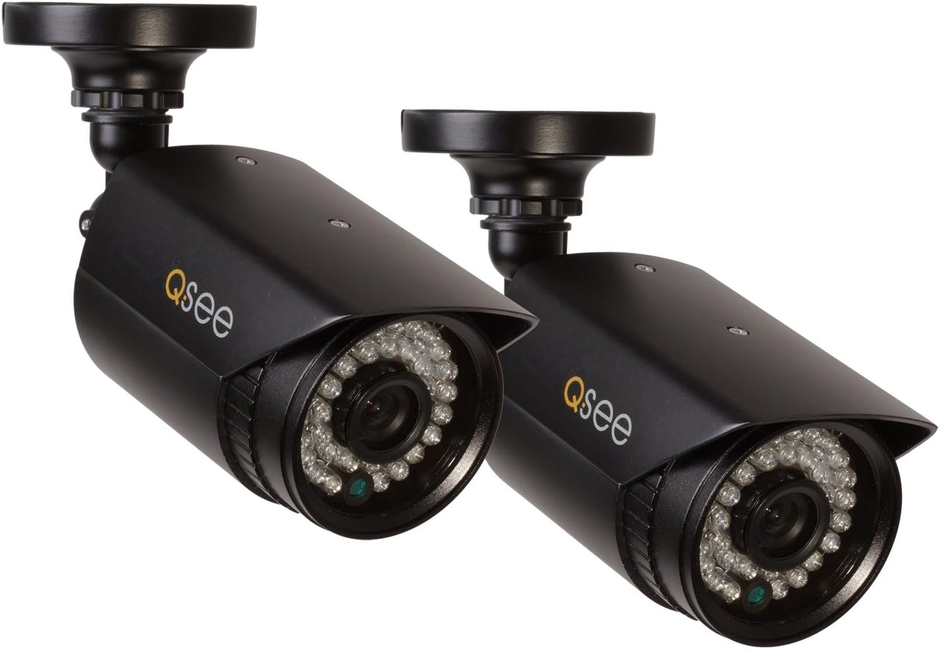 Q-See QM9702B-2 High-Resolution 900TVL Weatherproof Cameras with 100-Feet Night Vision, 2 Pack (Black)
