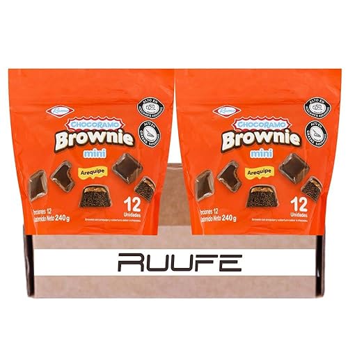 Brownie Chocoramo (paquete de 2) chocoramo brownie arequipe delicioso colombiano Mini Brownie mecato colombiano Snack de colombia Snacks colombianos