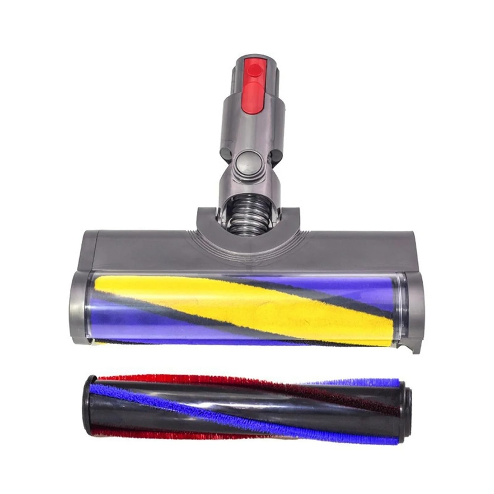 Reemplazo De Cabezal, Compatible Con Dyson, V7, V8, V10, V11, V12, V15, Cabezal Limpiador, Cepillo Giratorio Suave Con Luz De Detección De Polvo, Accesorio For Piso