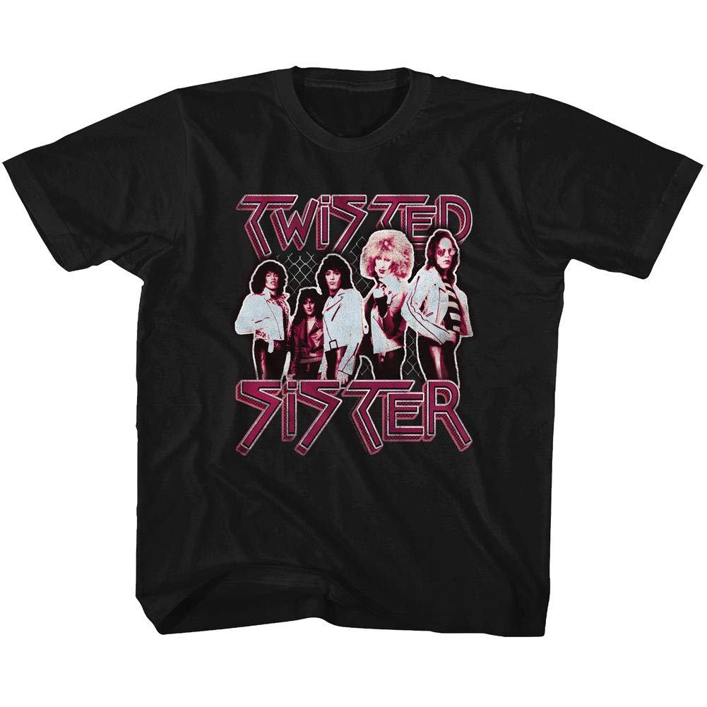 Twisted Sister Heavy Metal Band Pretty in Pink Youth T-Shirt Tee