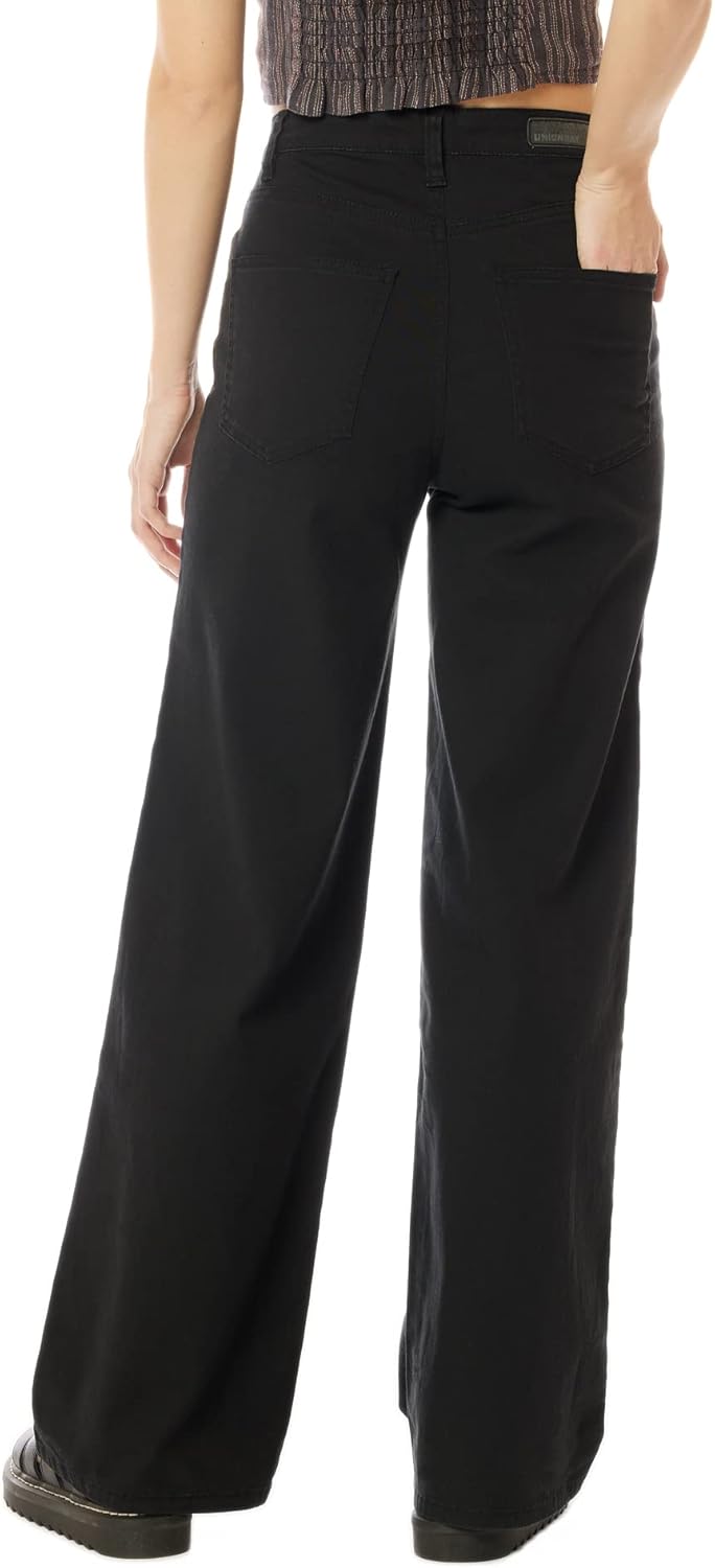 UNIONBAY Womens Sloane Stretch Twill Wide Leg Pant