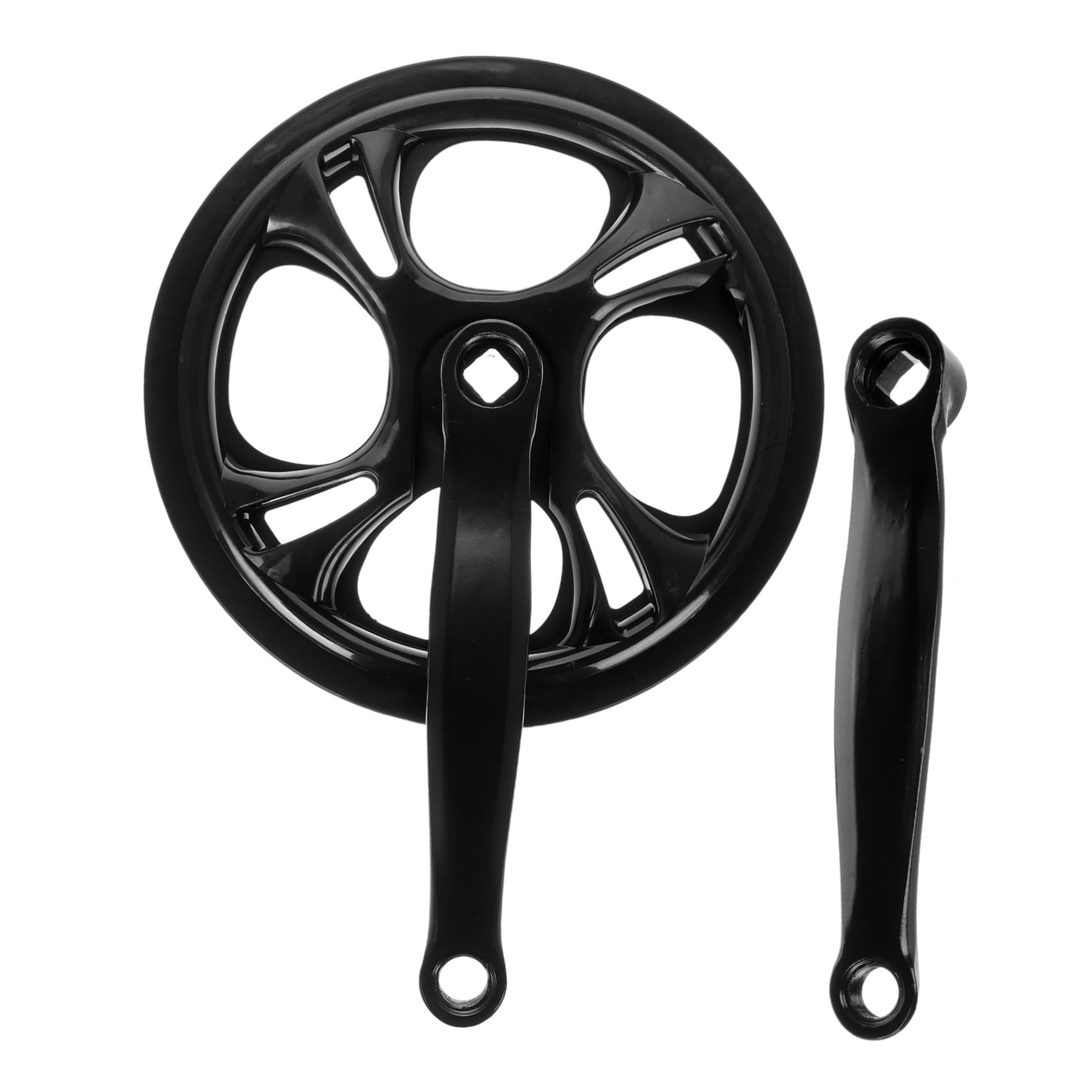Mikinona Guarnitura velocità Singola Nera in Ferro, Set 1 per Bici | Design Antiscivolo Catena, Struttura Leggera e Richiudibile, per Uscite Outdoor e Gite Tranquille
