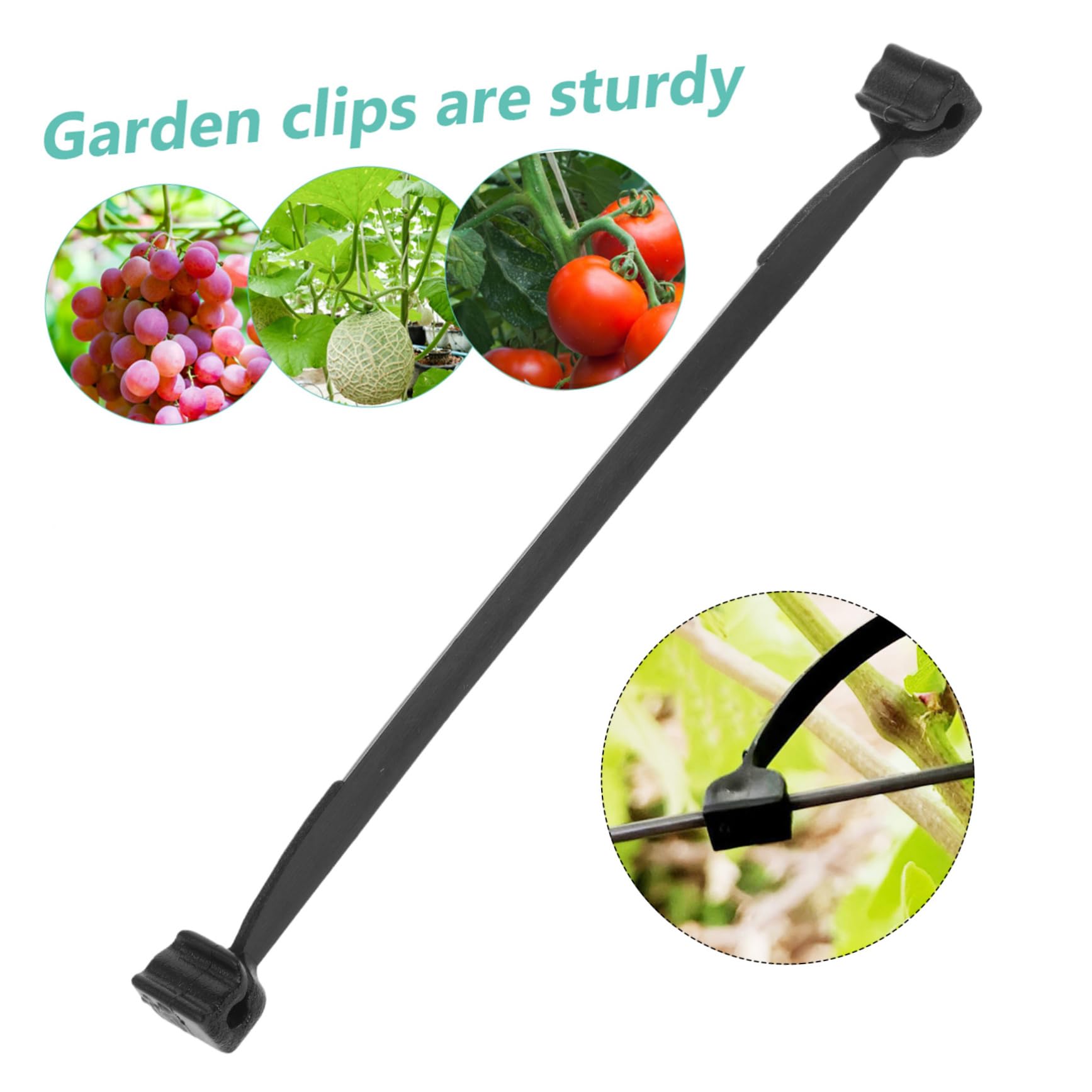 Toyvian 1tasche Garten Clips Für Pflanzenstütze Kunststoff-bindeklammern Für Weinreben Und Obst Pack Wetterbeständig Und Flexibel Für Gartenarbeit Und Pflanzenpflege