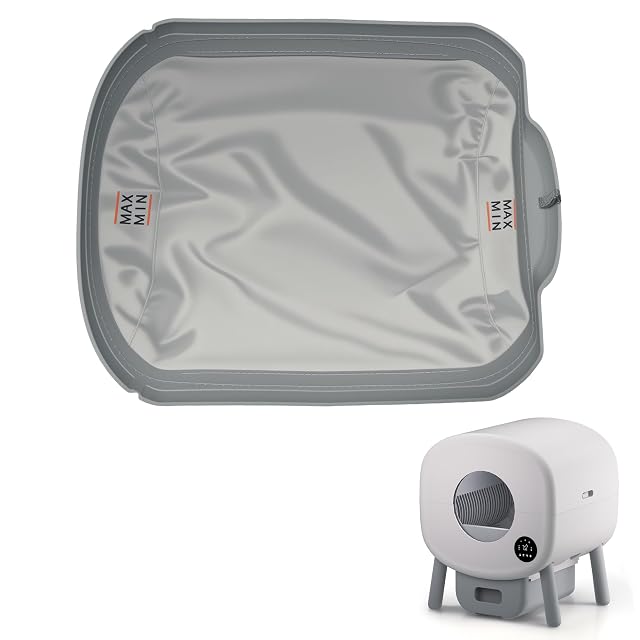 Inodoro para gatos Silo totalmente automático, bandeja de silicona (gris)