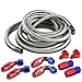 DNA Motoring ALUFTACCSL Fuel Cell Gas Tank Line+Fittings Kit