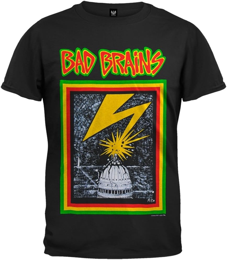 BAD BRAINS Band Capitol Logo T-Shirt S : Amazon.ca: Clothing