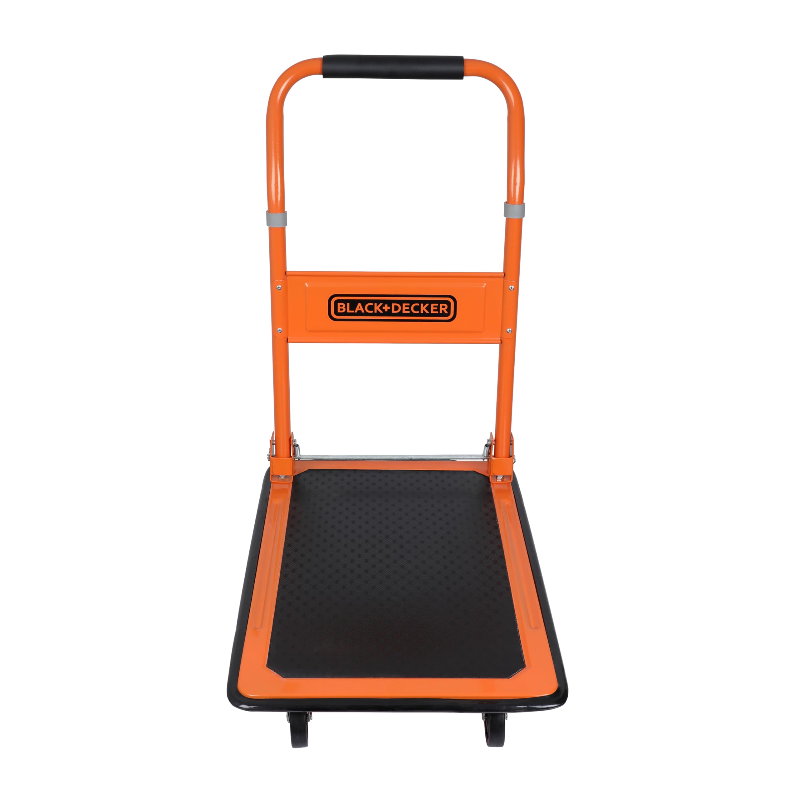 BLACK+DECKER BXWT-H303 Chariot à roulettes - Diable Pliant Max. 80KG - Chariot Plateforme 60 x 40 x 80,5 cm - Diable Demenagement avec Poignée - Facile à Ranger - Acier