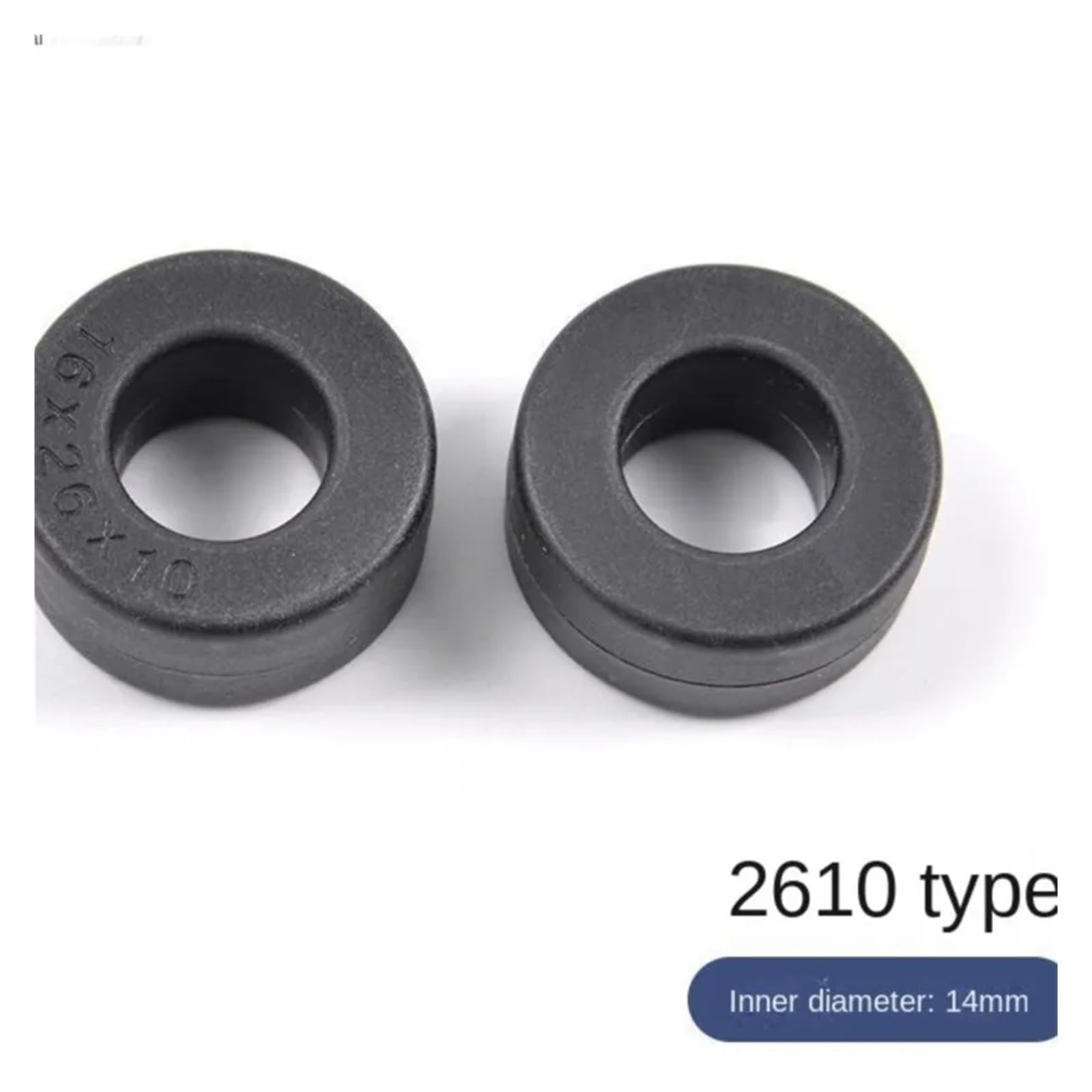 Noyaux toroïdaux en ferrite Transformateur de protection contre les interférences, noyau d'inducteur en mode commun, 10 pièces(2610 ID 14mm)