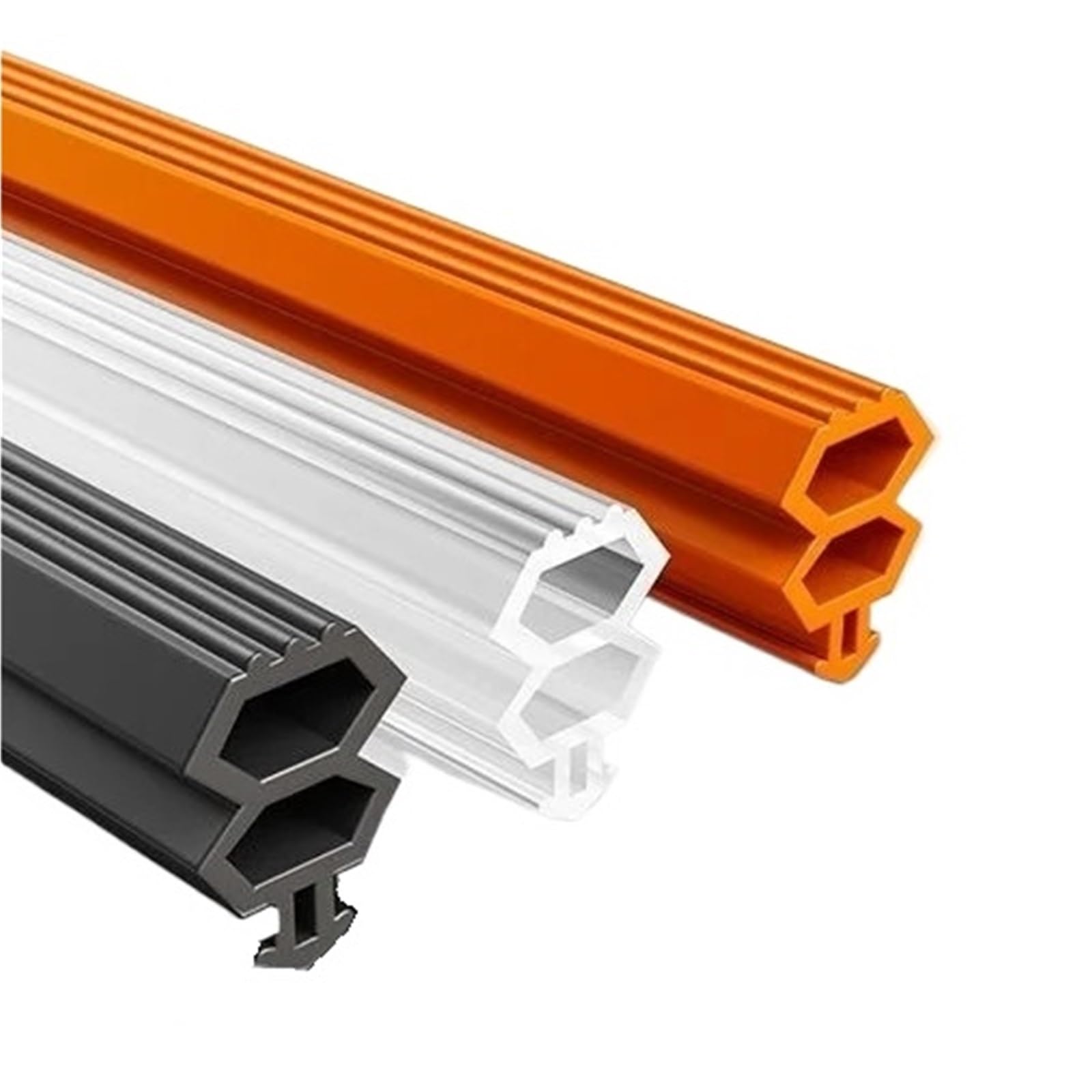 Door Bottom Seal TPE Casement Window Seal Strip, Weatherproof(Transparent)