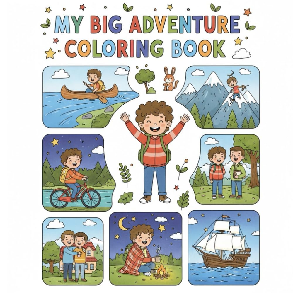 My Big Adventure: A Storytelling Coloring Book for Kids