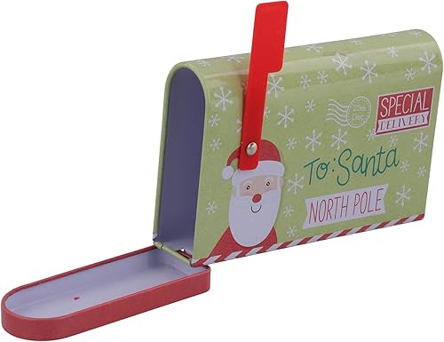Miniatura 5 de Fifth Ave Kraft Tarjetero de regalo de Santa Mail de Navidad (juego de 4)
