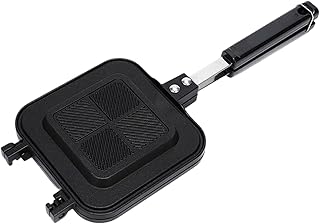 MYADDICTION Panini Press Bread Toast Pan Breakfast Sandwich Maker for Outdoor Party Home