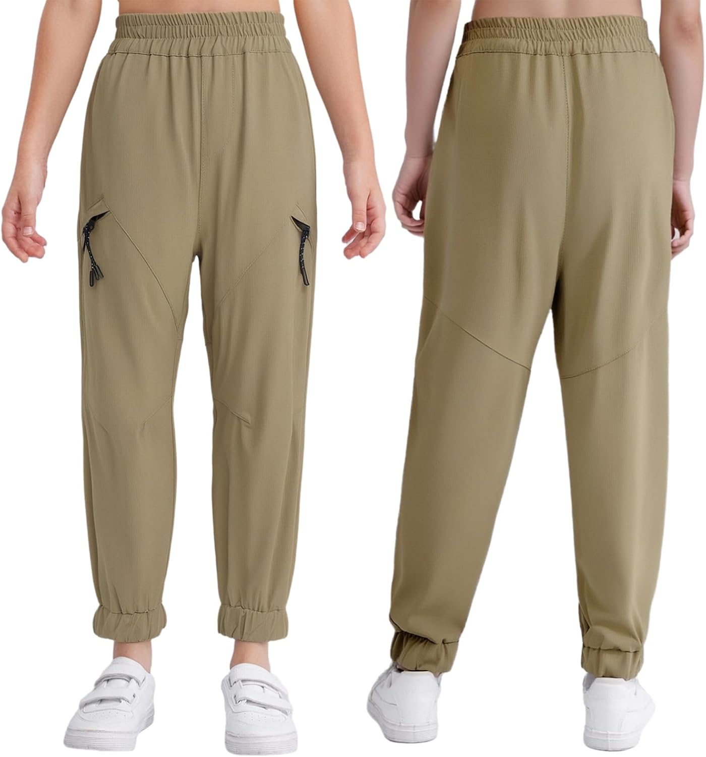YiZYiF Quick Dry Hiking Pants for Kids Boys Casual Bottom Jogger Pants Outdoor Trousers School Uniform