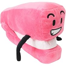 BFDI Plush Collectible Figurine 7.8 Inch Soft Dream Island Bfdi Plushies Sculpture for Adult Collectors, Desk Decor & Gift Stapler