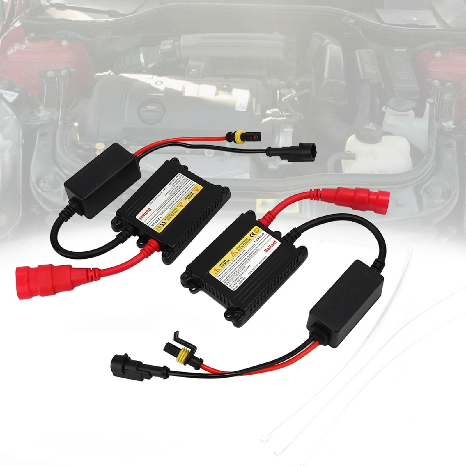 Balasto Universal para Xenón 12V 55W, Digital Delgado, Compatible con H1 H3 H7 H8 H9 H11 9005 9006