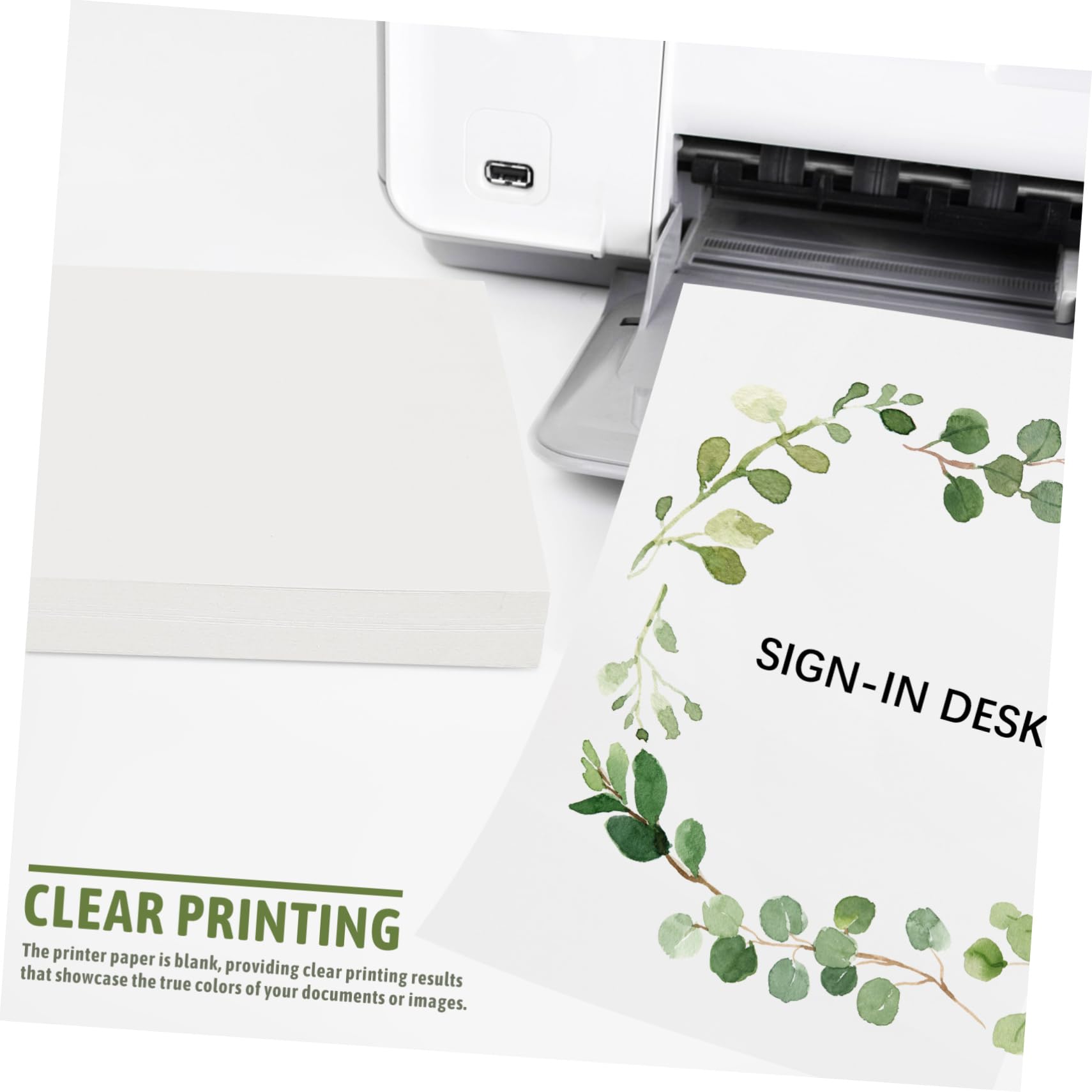 Kopiererpapier A4 100 Blatt Beige Stoff mit Glatter Oberfläche und Weiter Kompatibilität für Kleines Büro Geeignet