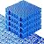 12PCS Modular Interlocking Cushion, 12in x 12in Interlocking Drainage Mats, Waterproof Drainage Floor Tiles, Soft PVC Non-Slip Drain Tiles for Shower, RV Mattress, Pool, Blue Splicing Floor Mats