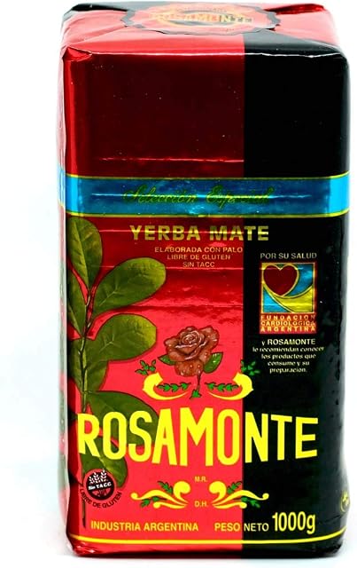 Yerba Mate Rosamonte Especial 1kg (With Stems)