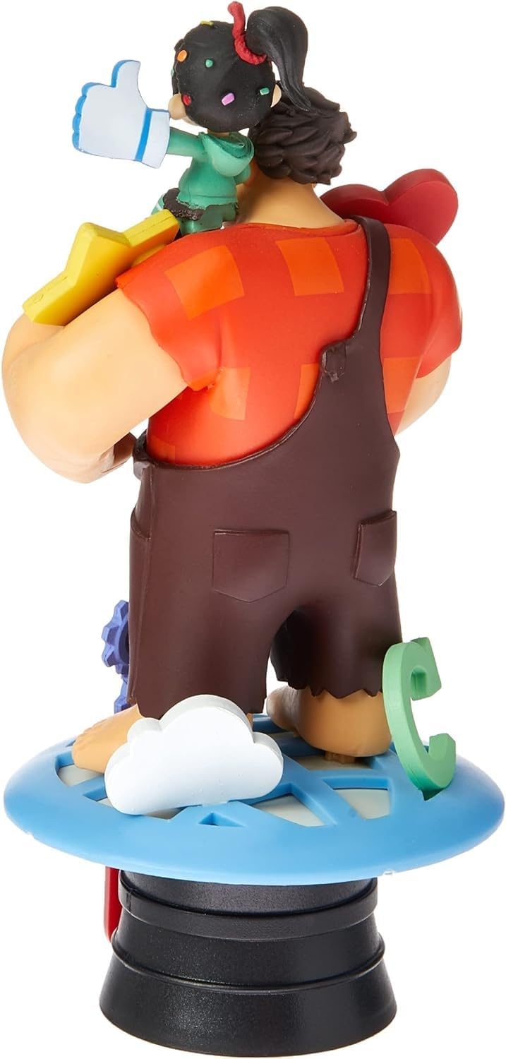 Beast Kingdom Wreck-It Ralph 2: Ralph with Vanellope DS-056 D-Stage Statue, Multicolor, 6 inches