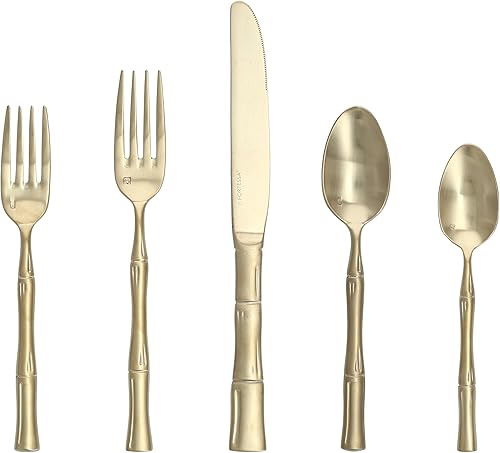 Miniatura 13 de Juego de cubiertos Fortessa, de acero inoxidable 18/10 para bistró, juego para 1 persona, 5 unidades, Pacífico real, 5-piezas, Plateado