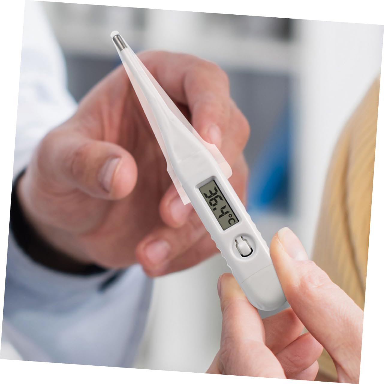 CALLARON 500 Stck Papierschutzhüllen für Rektale Thermometer Hygienische Sondenabdeckungen für Präzise Temperaturmessung bei Haustieren Sicher und Benutzerfreundlich
