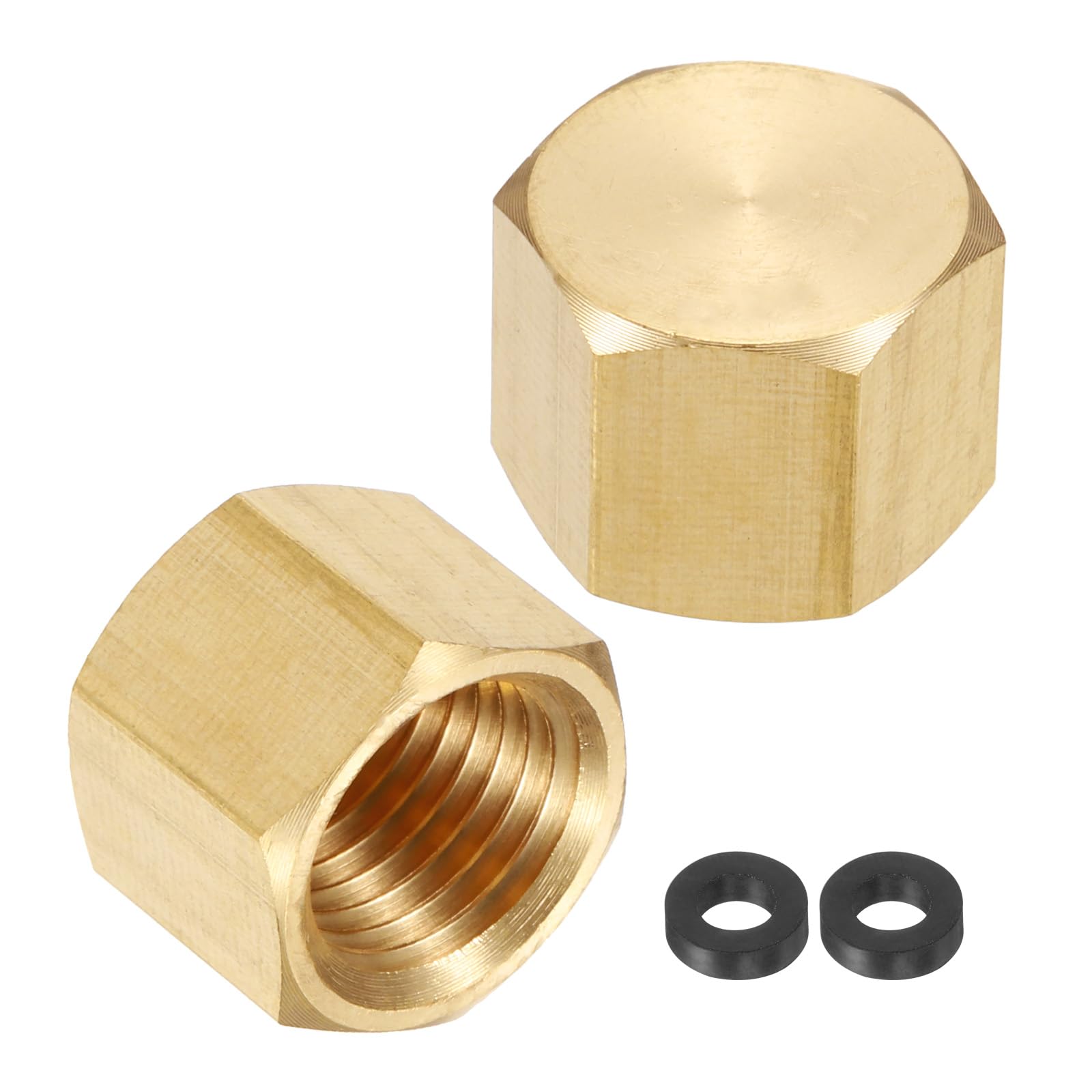 Bouchon de valve anti fuite laiton NPT 1/4 pouce pour réparer et sécuriser la climatisation