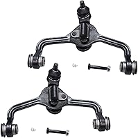 Vista 111 de Detroit Axle - 2 brazos de control inferiores delanteros para Jeep Grand Cherokee Commander 05-10 2005 2006 2007 2008 2009 2010 Conjunto de brazos