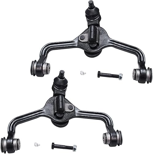 Miniatura 120 de Detroit Axle - 2 brazos de control superiores delanteros para Jeep Grand Cherokee Commander 2005-2010, brazos de control superior con ensamblaje de