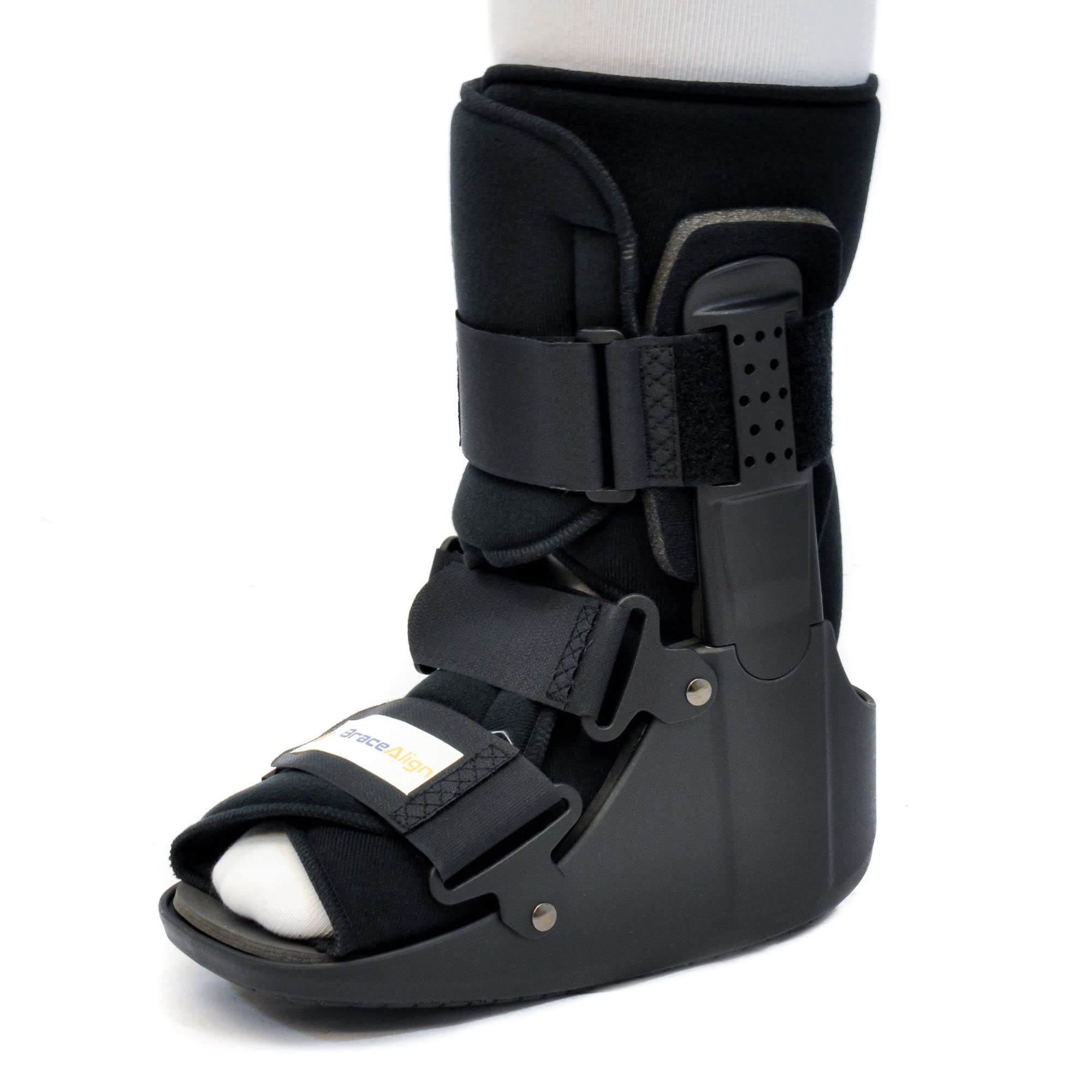 BraceAlign CAM Walker PDAC Fracture Boot Short – Recuperación médica, protección y curación de botas – Lesiones de dedos, pies o tobillos, Medium