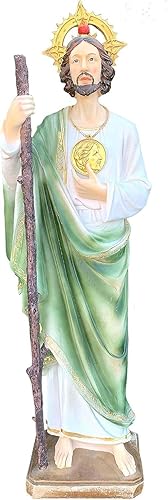 BHEII Estatua de San Judas Tadeo Estatua St Santo Figurine 32 pulgadas de alto (nueva)