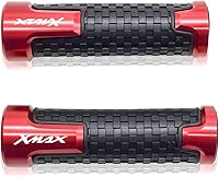 Vista 4 de Empuñaduras de manillar de motocicleta para Yamaha Xmax 125 250 300 400 CNC Street & Racing Moto Racing Puños de motocicleta Mango y extremos Azul