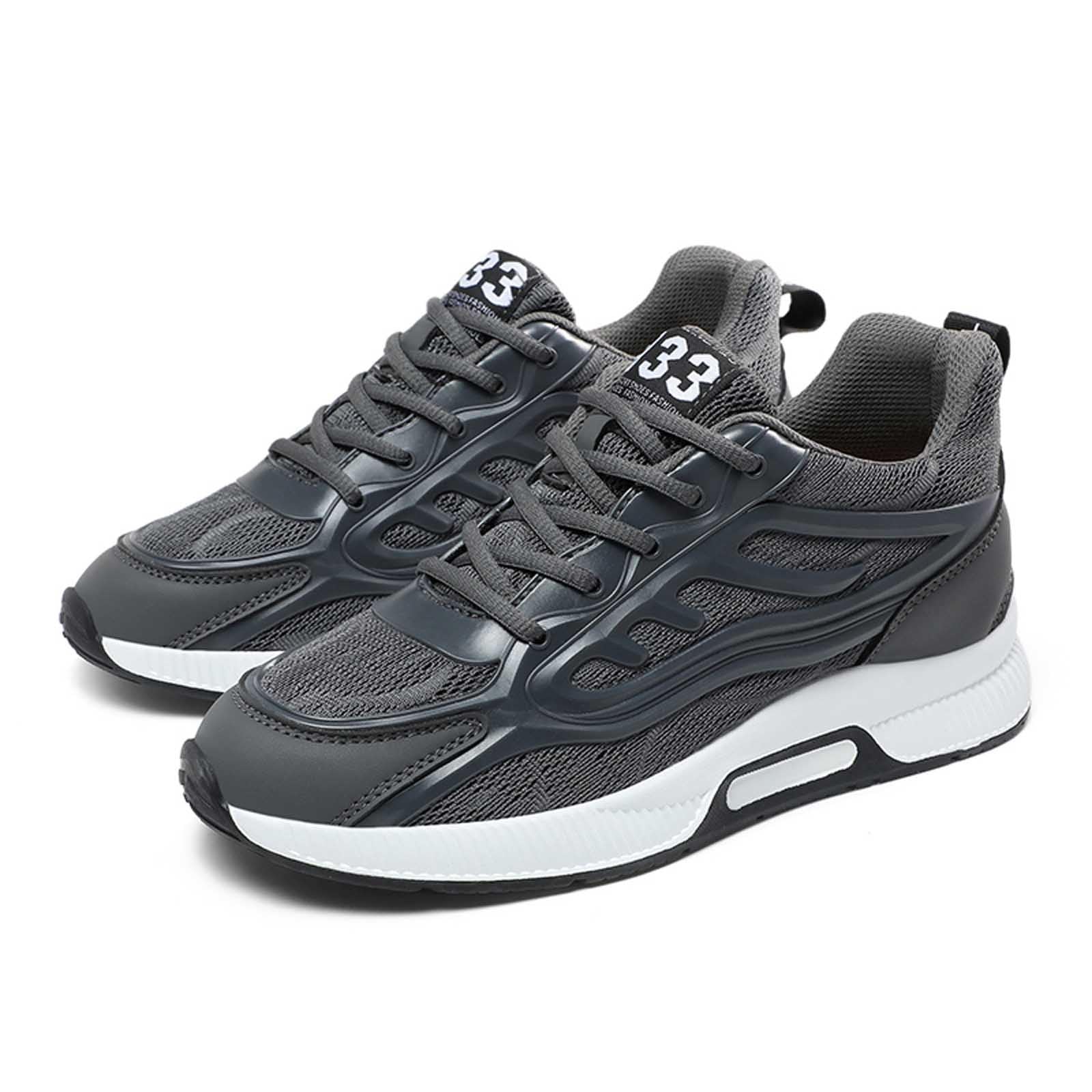 Elevate Shoes męskie buty o wysokości 8 cm, lekkie, oddychające, wzmocnione, antypoślizgowe, siateczkowe, szerokie buty typu sneaker, buty outdoorowe, buty rekreacyjne, 37-43