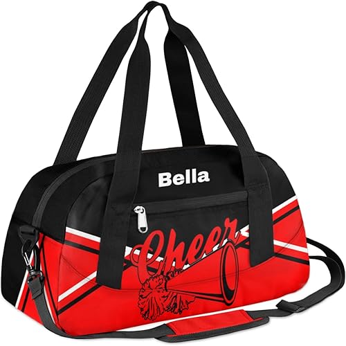 Miniatura 2 de Bolsa de baile personalizada para niñas, bolsas de lona personalizadas para niños, bolsa de gimnasio deportiva personalizada para fines de semana,