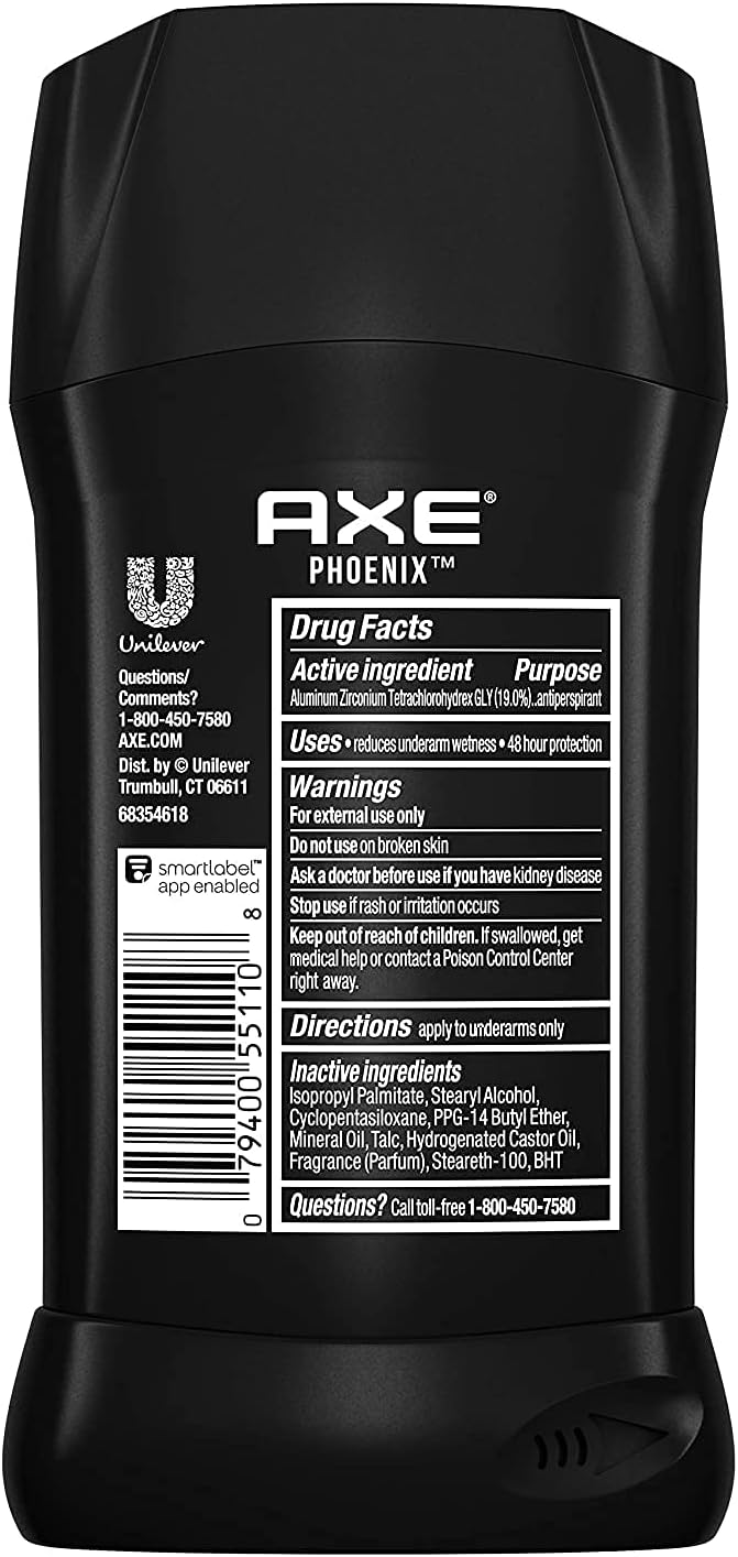 Axe Dry Anti-Perspirant Deodorant Phoenix 2.70 oz (Pack of 6) : Beauty & Personal Care