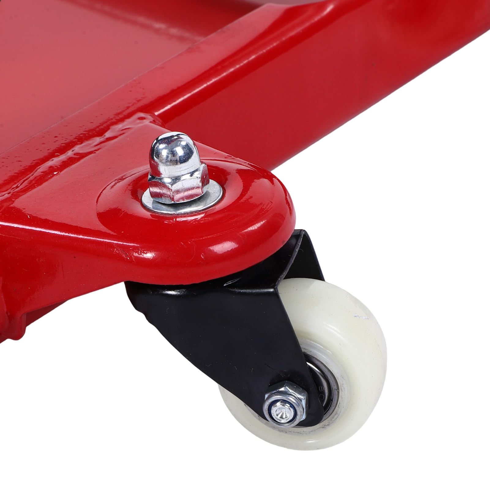 Akozon Gato Tijera para Moto 510kg de Capacidad, Rango de Elevación de 4,3 a 14,7 Pulgadas, Plataforma Ancha con 4 Ruedas para Motos Cruiser, Touring y Callejeras