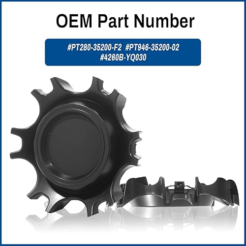 Miniatura 4 de Tacoma - Tapacubos centrales de rueda de 5.433 in5.43 pulgadas para tapones centrales PT946-35200-02  Paquete de 4 fundas centrales de repuesto