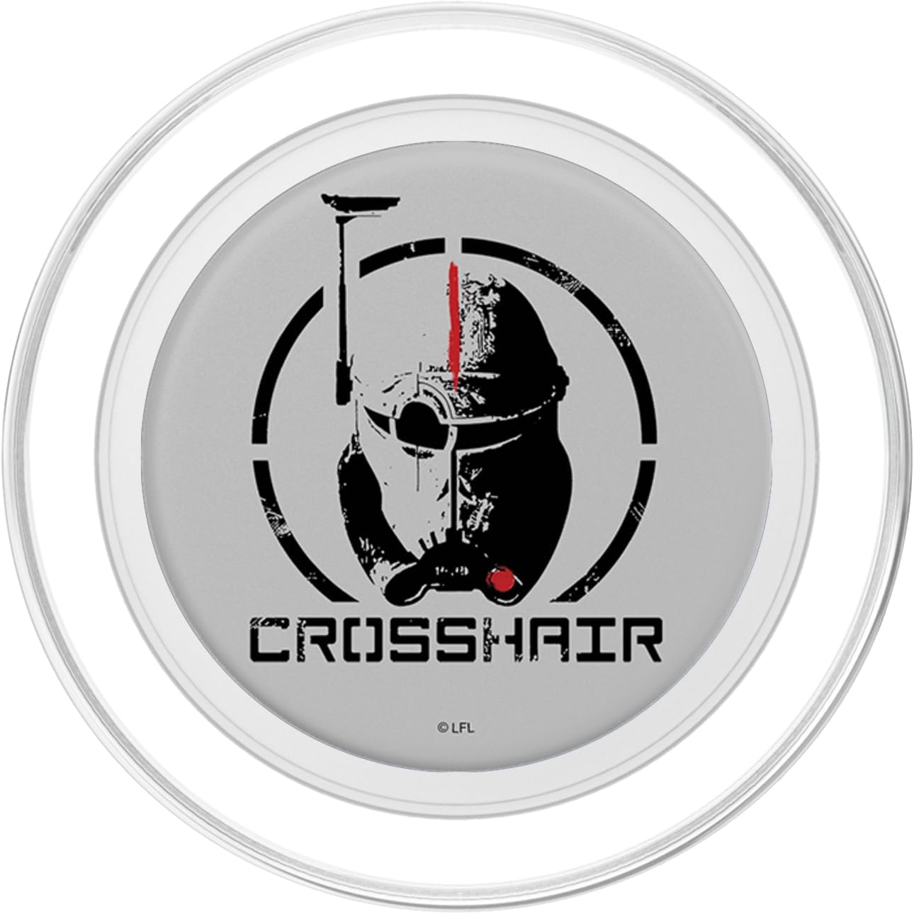 Star Wars: The Bad Batch Grey Crosshair Helmet PopSockets MagSafe PopGrip for iPhone