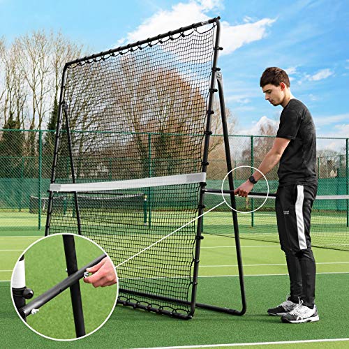 Rapidfire Mega Tennis Rebounder - Groundstroke & Volleying Practice (Small Or Large) (Large (7Ft X 8Ft)) #TOP3