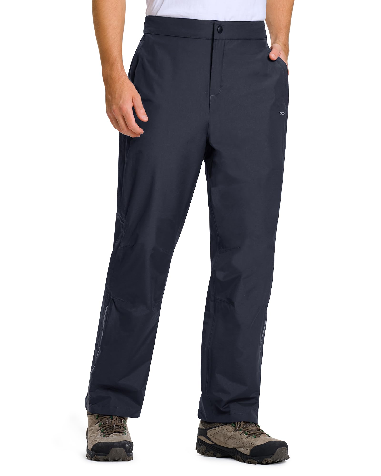 33,000ft Pantalon de pluie pour homme avec fermeture éclair intégrale, imperméable, respirant, pour randonnée, golf, travail