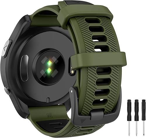 OVERSTEP Compatible con Garmin Forerunner 965, 955, 945, 935, bandas intercambiables de 0.866 pulgadas de ancho para Fenix 7, Fenix 6 GPS, Fenix 5