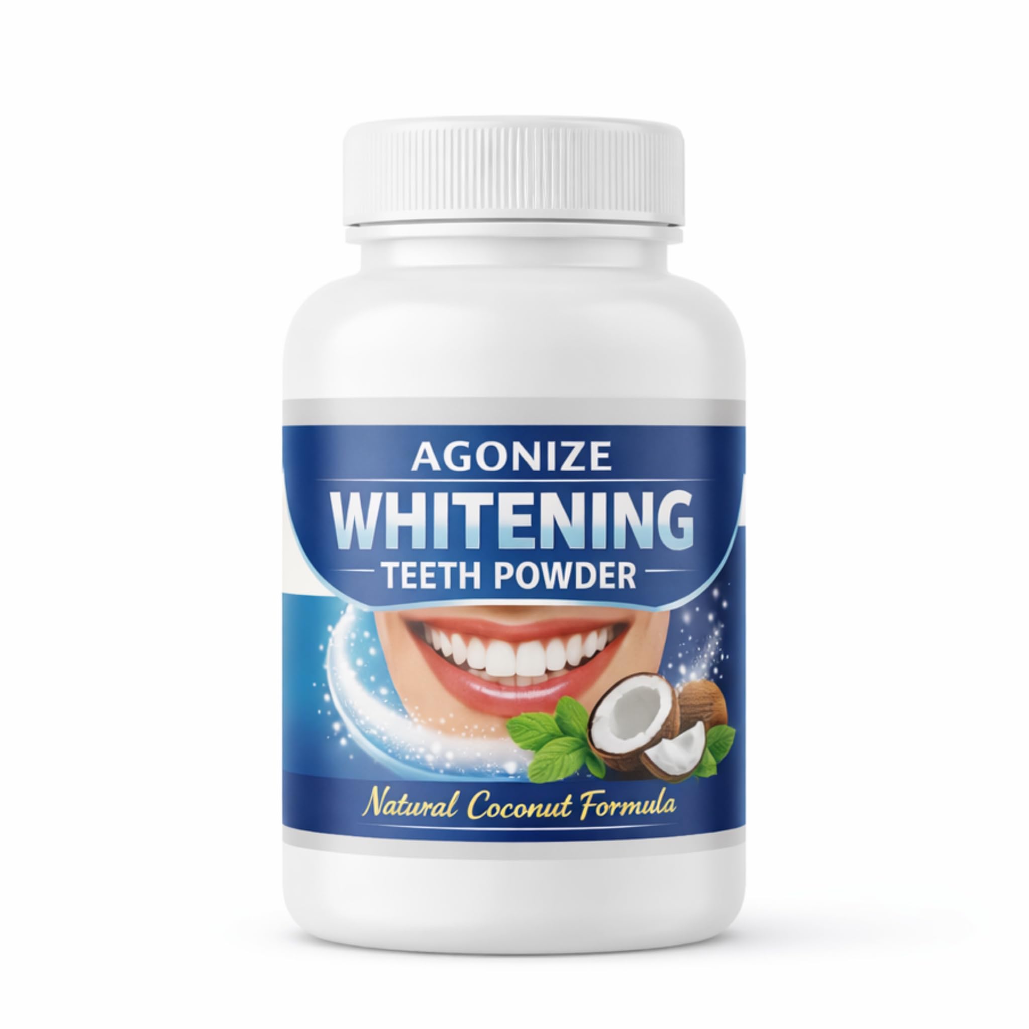 Activated Charcoal Teeth Whitening Powder 100g with Neem & Tulsi | Coconut Shell Based Herbal Tooth Powder | Fresh Breath Menthol Spearmint | Enamel Safe Daily Oral Care