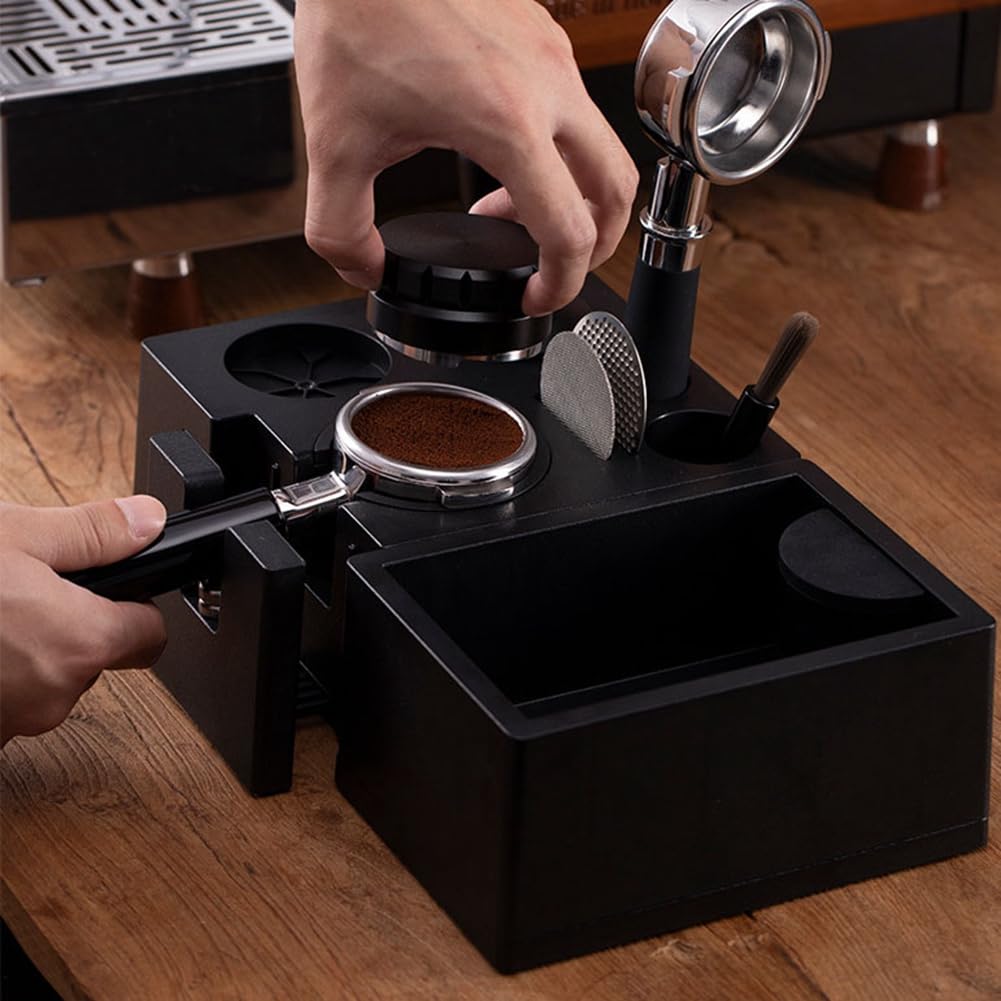 Wielofunkcyjny stojak na tamper do kawy espresso 51 58 mm tłoczenie stat narzędzie do kawy premium dla baristów akcesoria do espresso