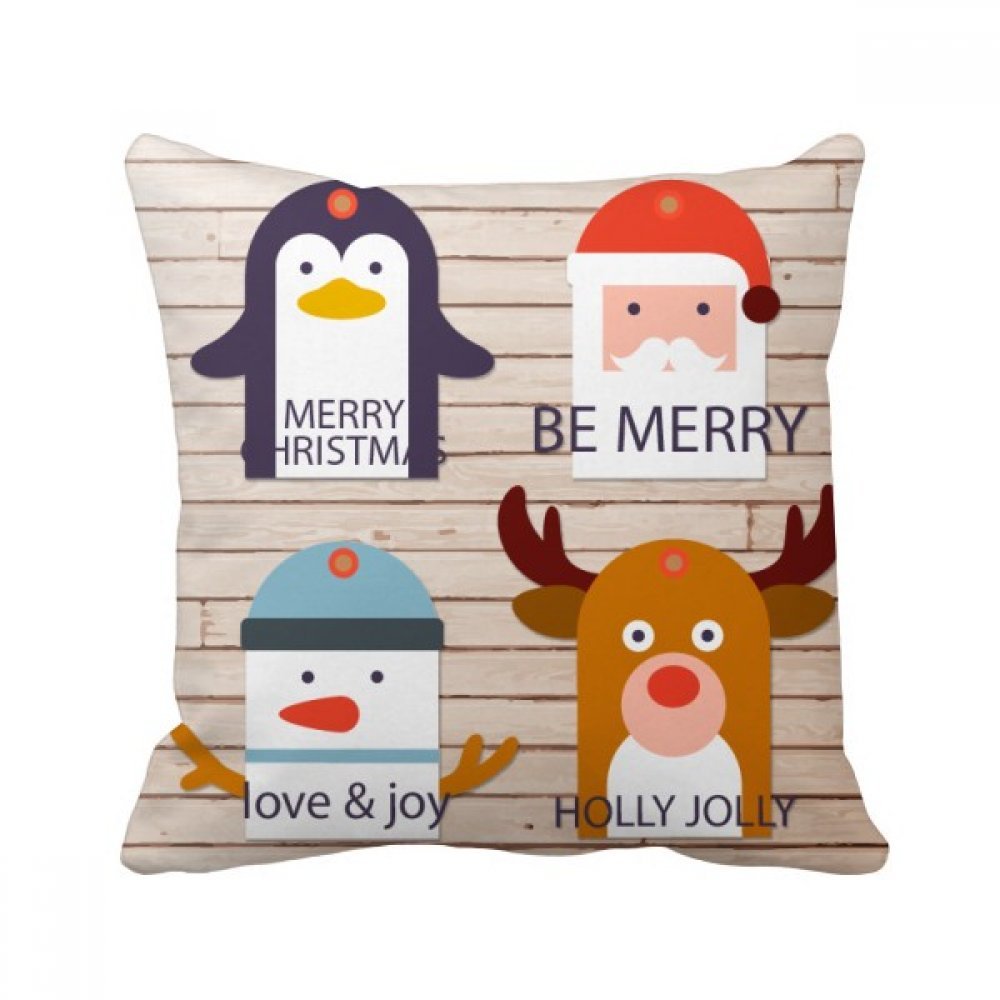 Coussin de Noël bonhomme de neige 40x40cm, le cadeau idéal pour le salon