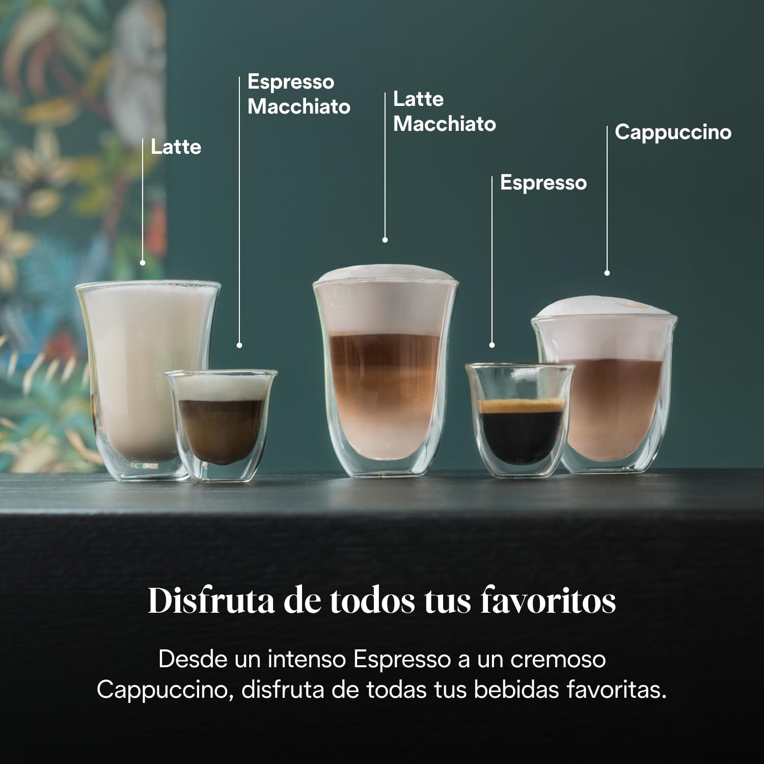 De’Longhi Dedica Style– Perfetto Cafetera Espresso Manual Compacta, Espumador de Leche Manual para Espresso y Cappuccino, Compatible con Monodosis ESE, Panel con Botones, Ancho 15cm, Titanio(EC685.TB)